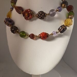 PJM Multicolor Beaded Necklace